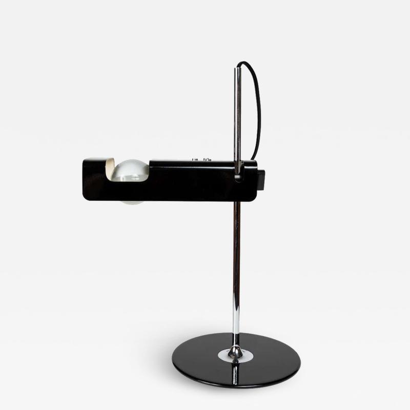  Oluce Joe Colombo Model 291 Spider Table Lamp in Black for Oluce