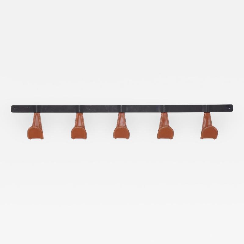  Orange Furniture Atelier Iron and Leather Coat Rack