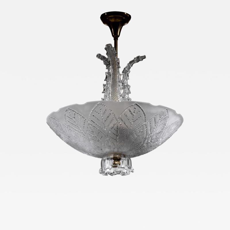 Orrefors Frosted glass pendant lamp