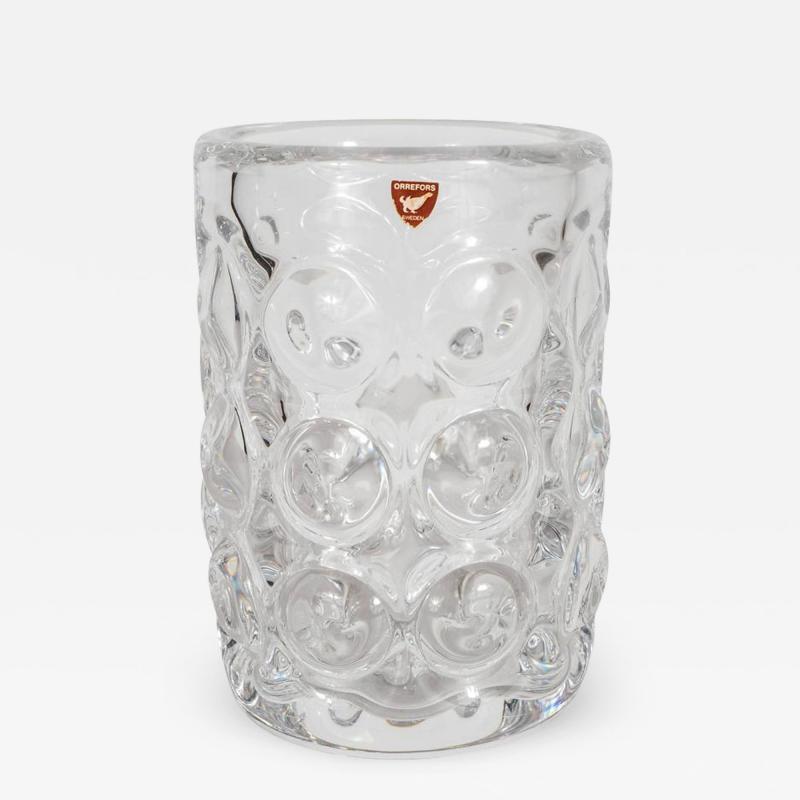  Orrefors Gorgeous Mid Century Modernist Handblown Vase by Orrefors of Sweden