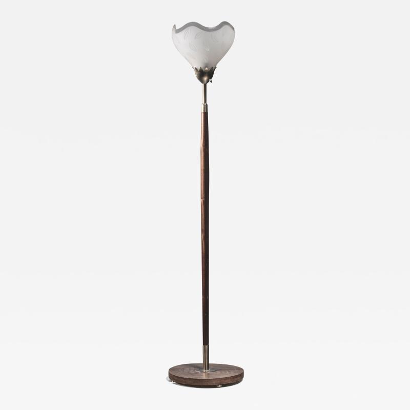  Orrefors Scandinavian Modern floor lamp