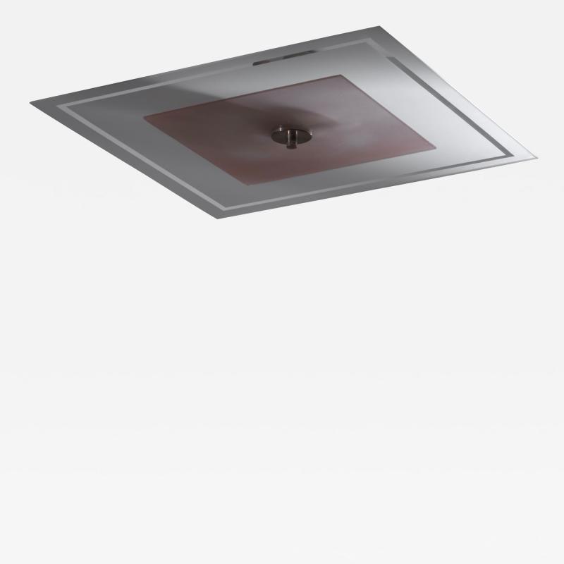  Orrefors Square glass ceiling lamp