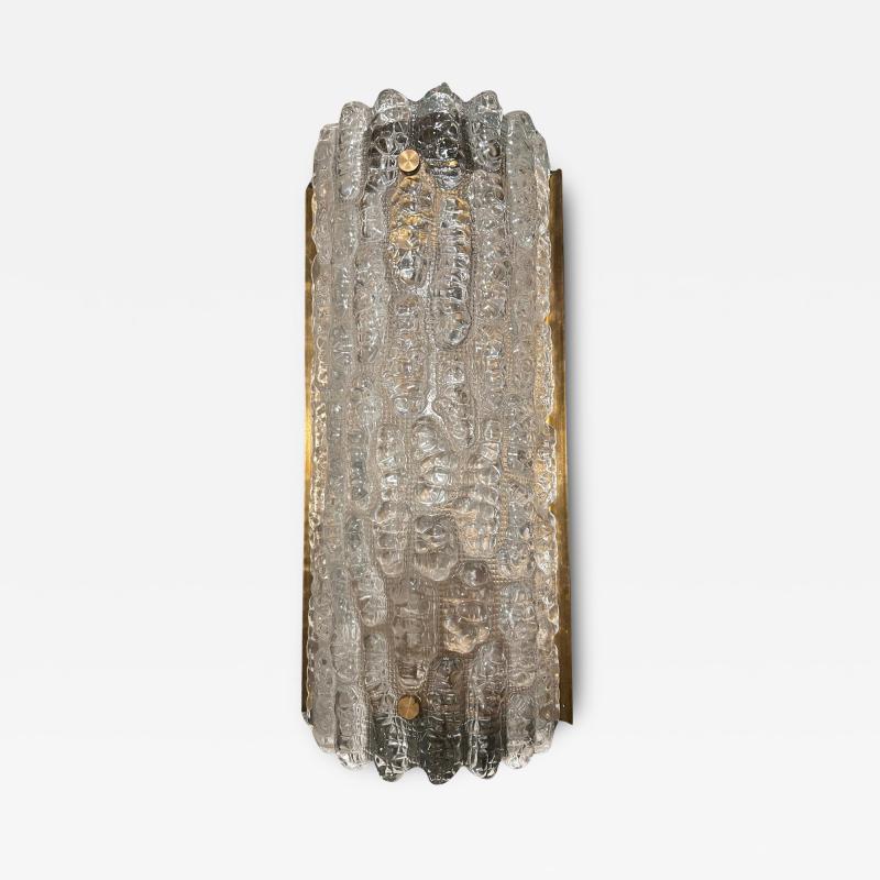  Orrefors Vintage Orrefors Sweden Brutalist Wall Sconce Carl Fagerlund for Lyfa