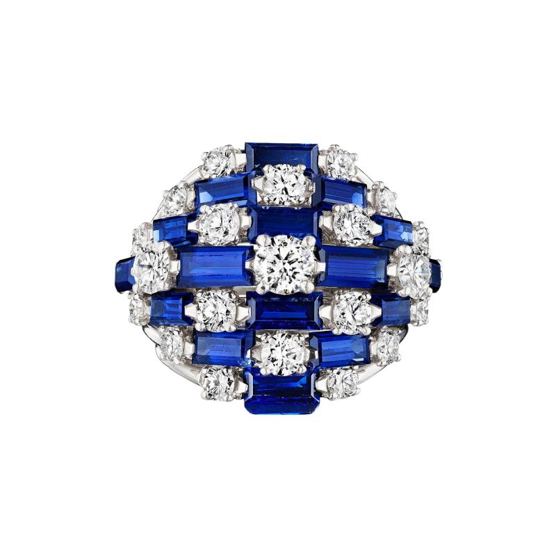  Oscar Heyman Brothers Oscar Heyman Mid Century Sapphire Ring