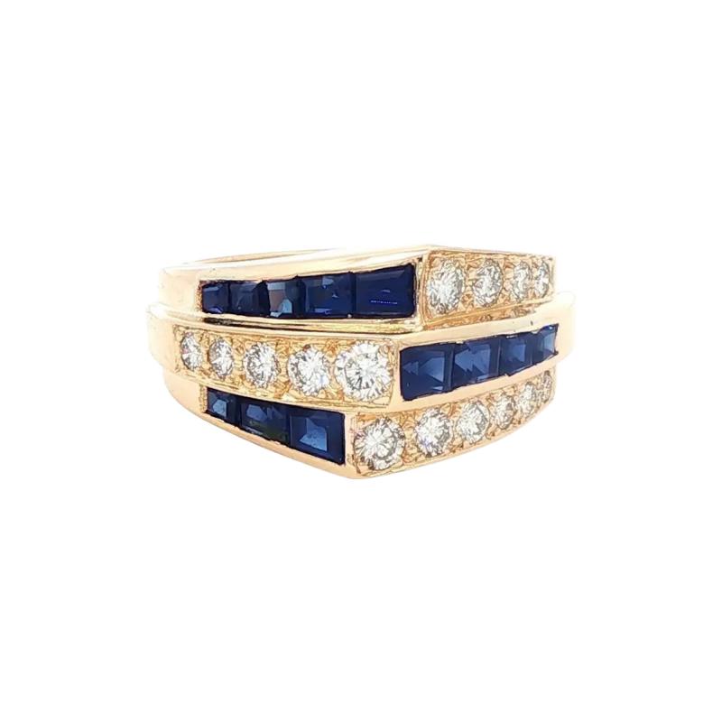  Oscar Heyman Brothers Oscar Heyman Sapphire Diamond Ring