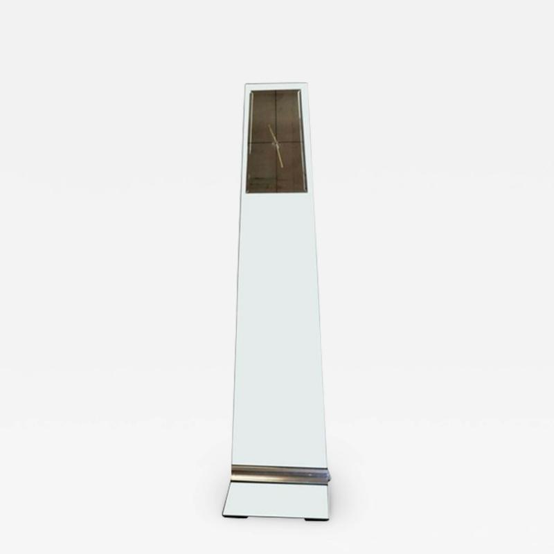  Pace Collection MONUMENTAL MODERNIST GLASS CLOCK BY PACE