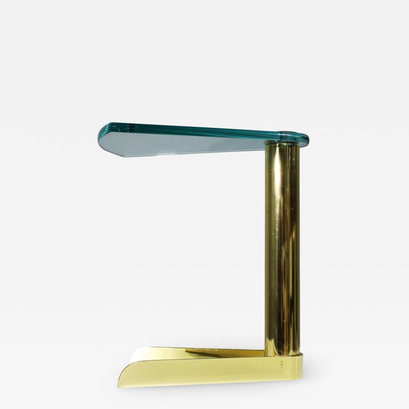  Pace Collection Pace Collection Side Table in Brass Finish