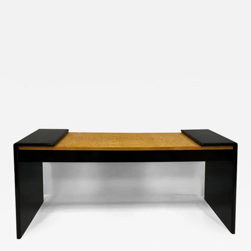  Pace Collection Vintage Postmodern Birdseye Console Pace Collection Attributed