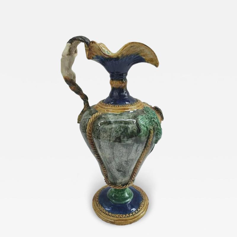  Palissy Ware Palissy Majolica 62 French Majolica jar 