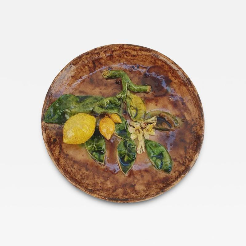  Palissy Ware Palissy Majolica Palissy majolica Plate menton