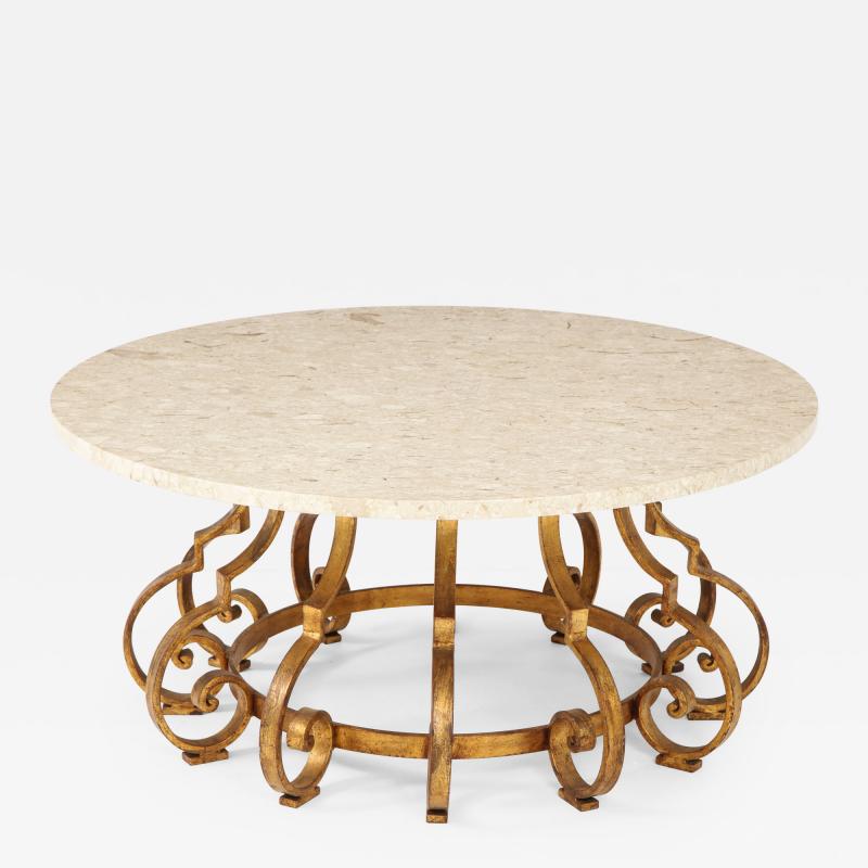  Palladio Hollywood Regency Style Gilt Table by Palladio