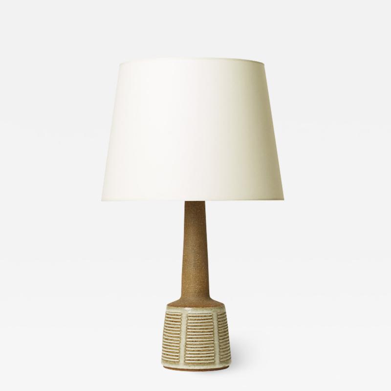  Palshus Table lamp with intaglio pattern and by Palshus