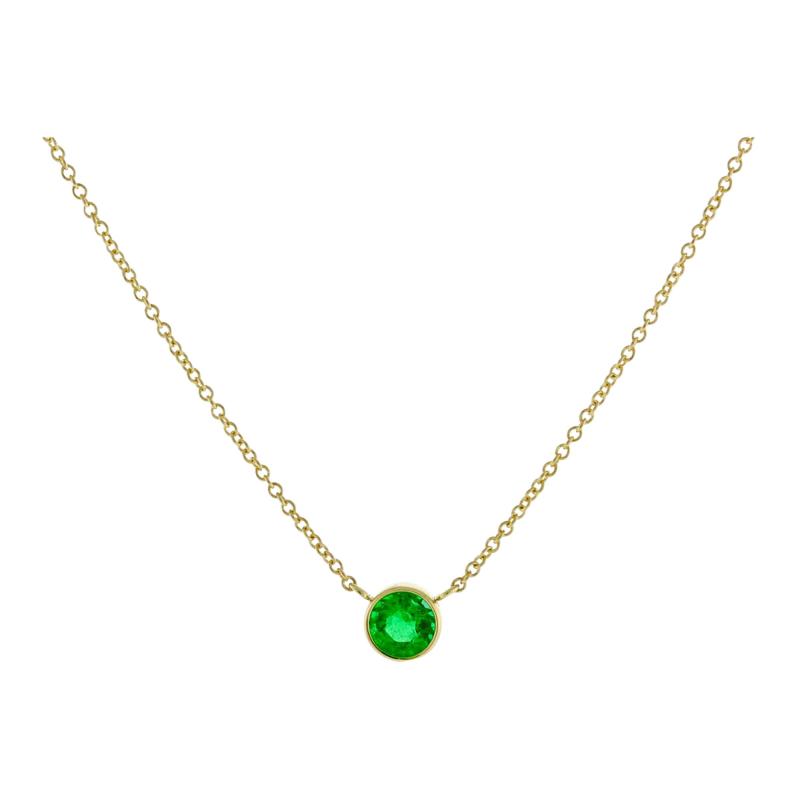  Pampillonia COLOR OF LOVE EMERALD PENDANT NECKLACE