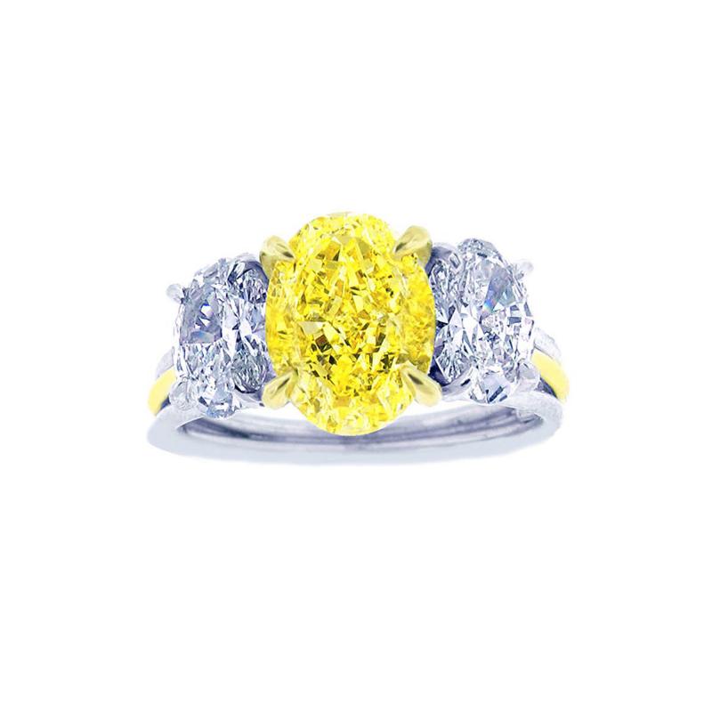  Pampillonia Canary Diamond Ring