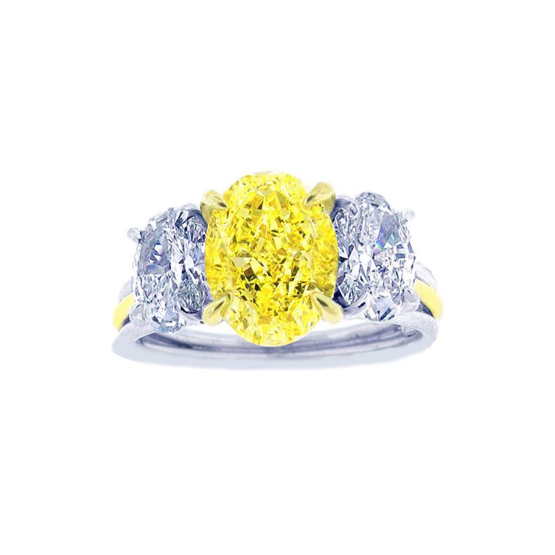  Pampillonia Canary diamond ring