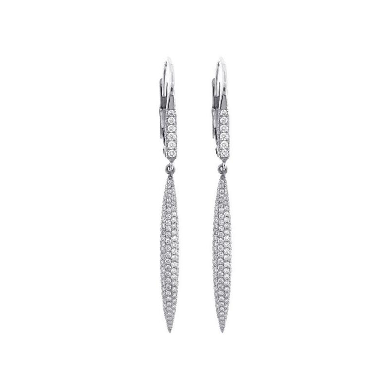  Pampillonia Pampillonia Diamond Drop Earrings