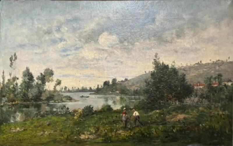  Paul Peraire Antique Paul Peraire European Landscape Oil Painting