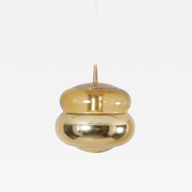  Peill Putzler 1970s Glass Pendant Lamp by Peill Putzler