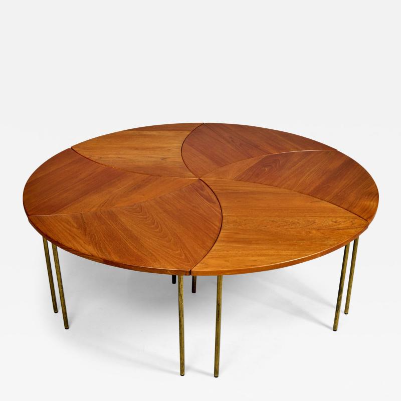  Peter Hvidt Orla M lgaard Nielsen PETER HVIDT AND ORLA MOLGAARD SECTIONAL PINWHEEL COFFEE TABLE