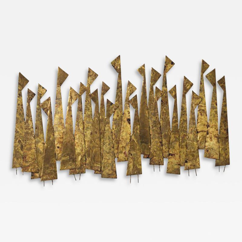  Peter Pepper Products Mid Century Modern Abstract People Brass Sculpture by Peter Pepper Products