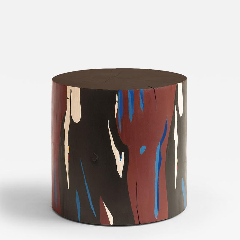  Pfeifer Studio Chromatique Hand Painted Log Table