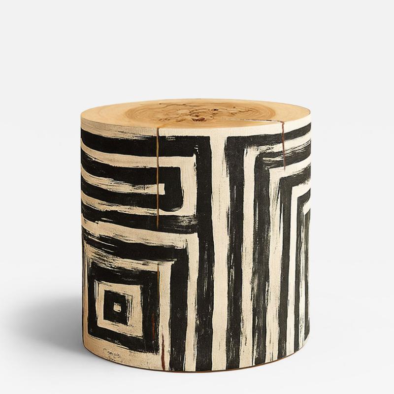  Pfeifer Studio Espira Hand Painted Log Table