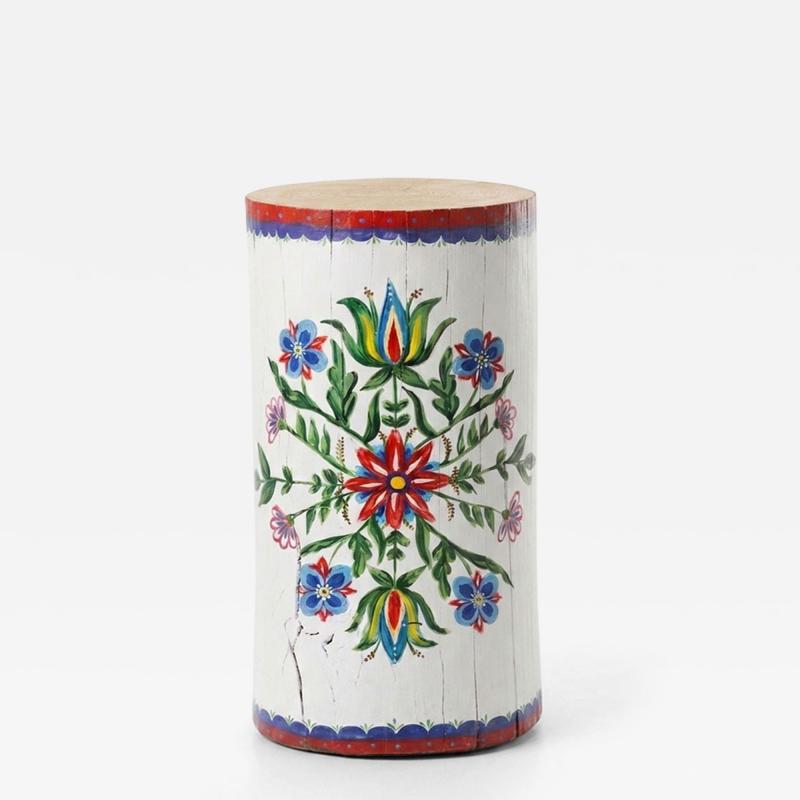  Pfeifer Studio Laine Painted Log Table
