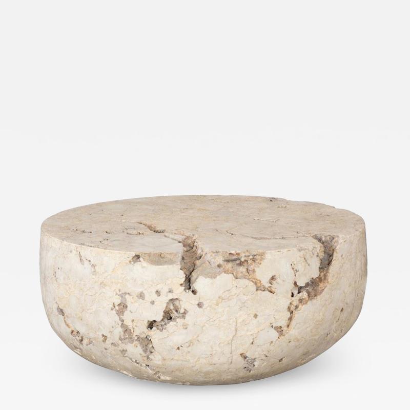  Pfeifer Studio Lira Round Stone Coffee Table
