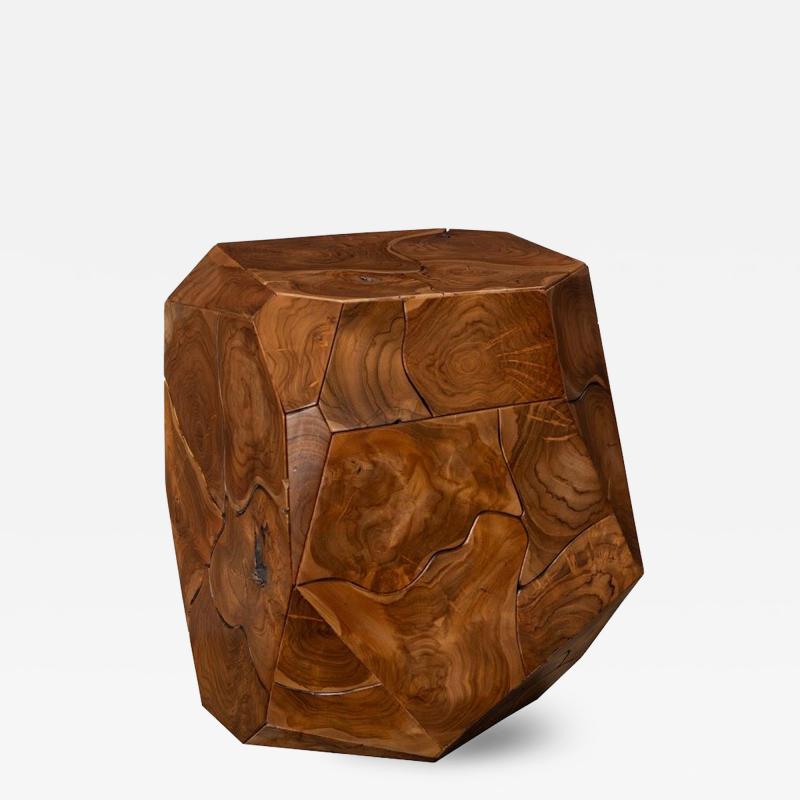  Pfeifer Studio Pyra Teak Side Table