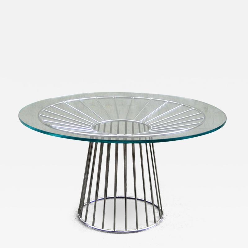  Phase Design Wired Dining Table Glass Top