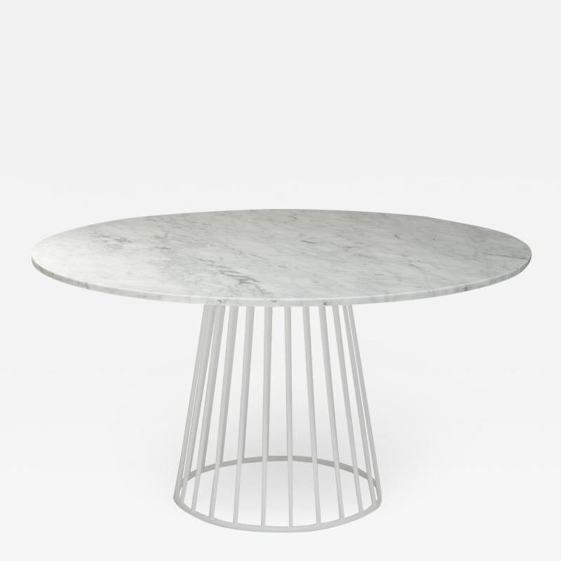  Phase Design Wired Dining Table Marble Top