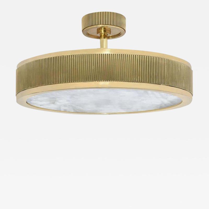  Phoenix Gallery BSR Rock Crystal Semi Flush Mount by Phoenix