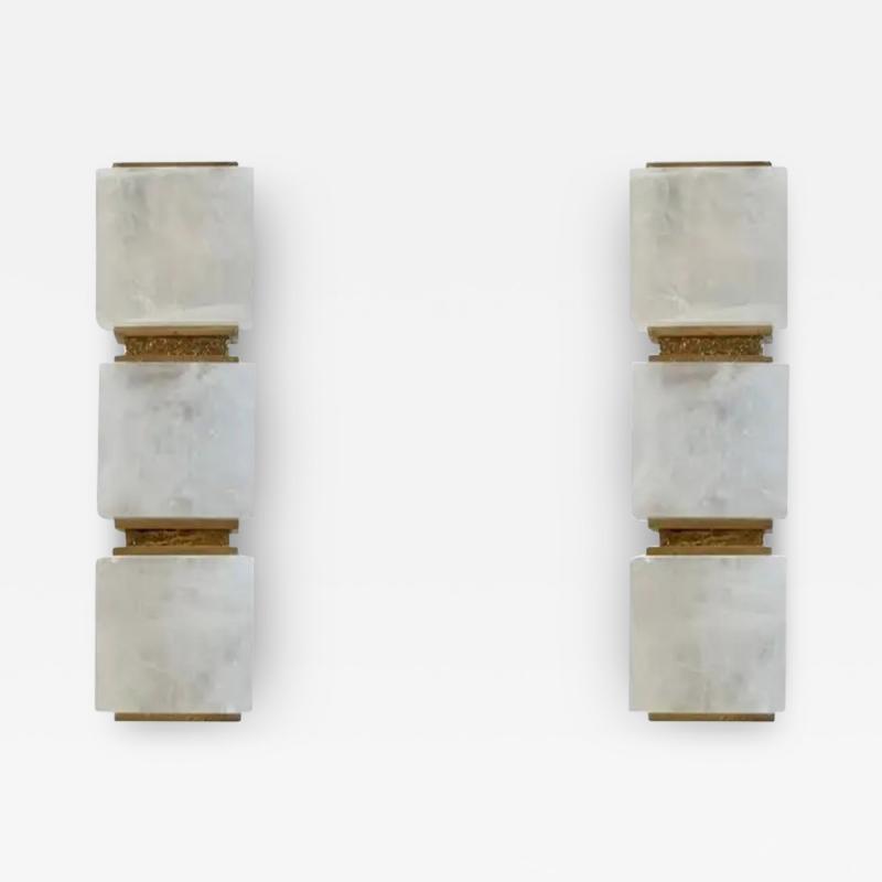  Phoenix Gallery Bespoke BFB17 Rock Crystal Sconces