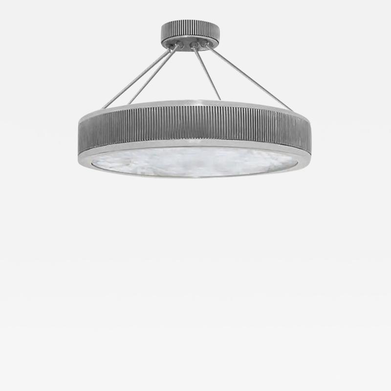  Phoenix Gallery Bespoke BSR24 Rock Crystal Semi Flush Mounts by Phoenix