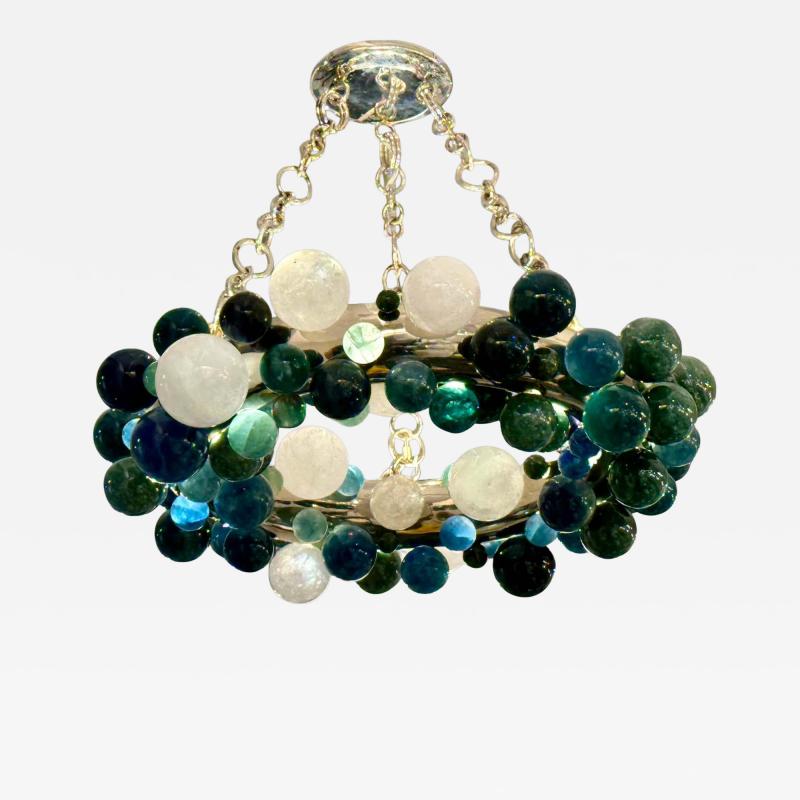  Phoenix Gallery Bespoke Bubble27 Rock Crystal Chandelier by Phoenix