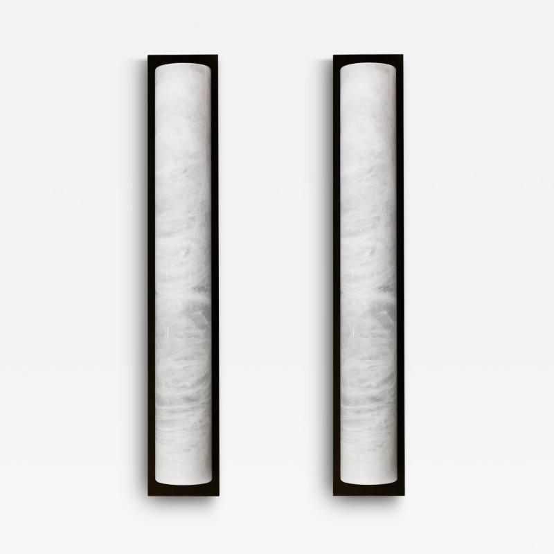  Phoenix Gallery Bespoke CAB26 Rock Crystal Sconces By Phoenix