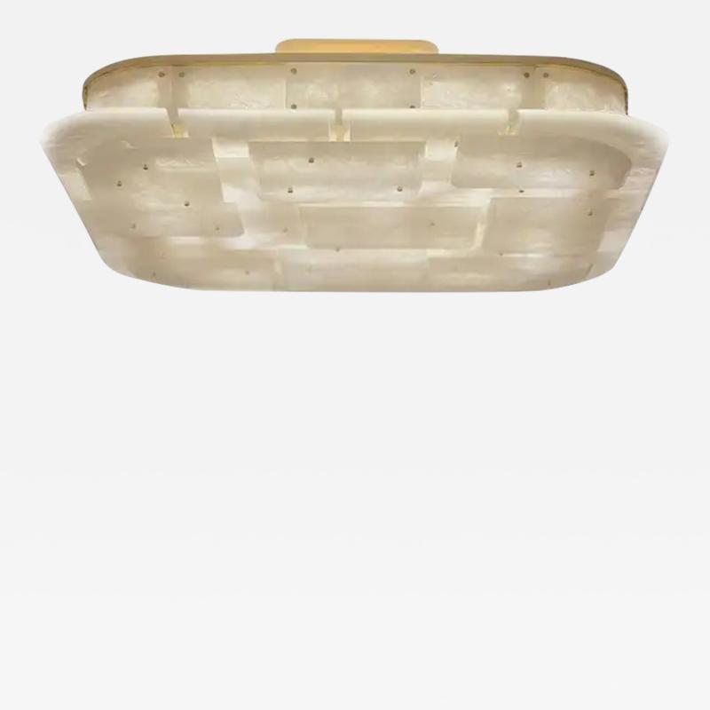 Phoenix Gallery Bespoke CPS36 Rock Crystal Semi flushmount By Phoenix