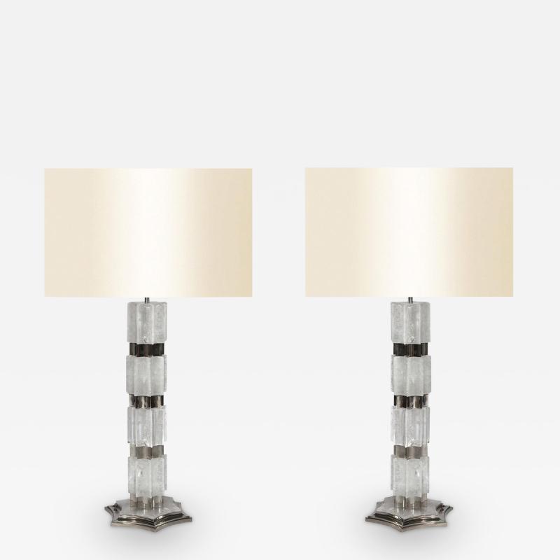  Phoenix Gallery Bespoke DSN29 Rock Crystal Lamps