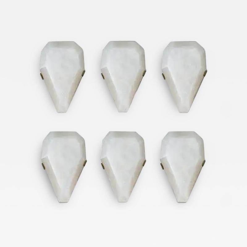  Phoenix Gallery Bespoke GEM13 Rock Crystal Sconces by Phoenix