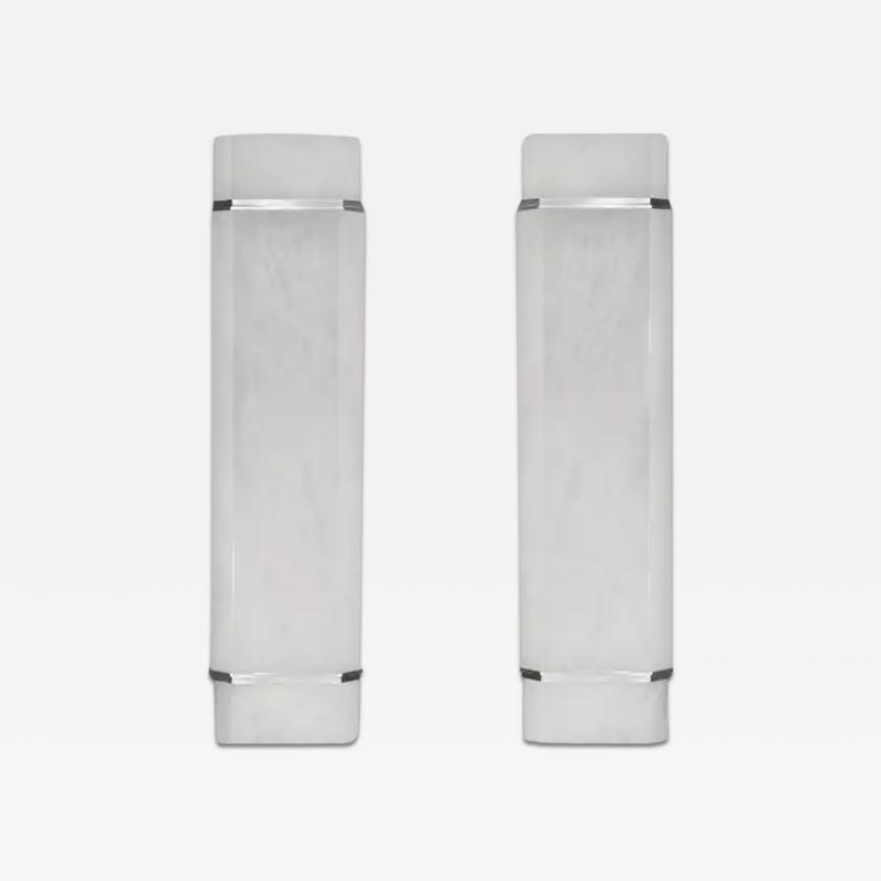  Phoenix Gallery Bespoke Group of Four WHN18 Rock Crystal Sconces by Phoenix