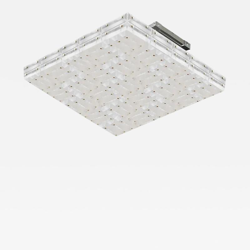  Phoenix Gallery Bespoke MPR31 Rock Crystal Semi Flush Mount by Phoenix