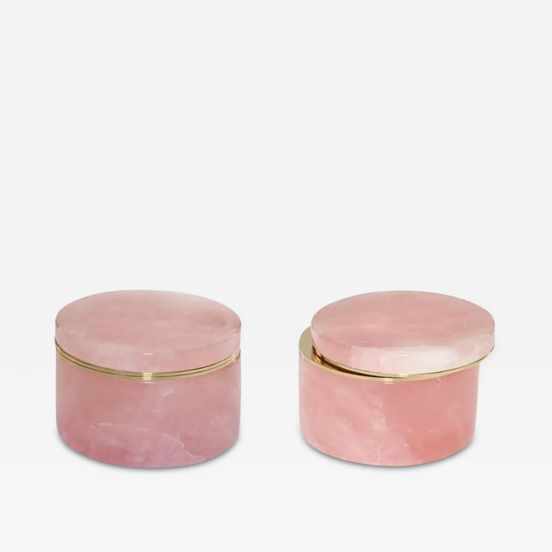  Phoenix Gallery Bespoke Pink Rock Crystal Boxes by Phoenix