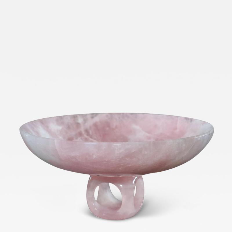  Phoenix Gallery Bespoke Pink Rock Crystal Centerpiece By Phoenix