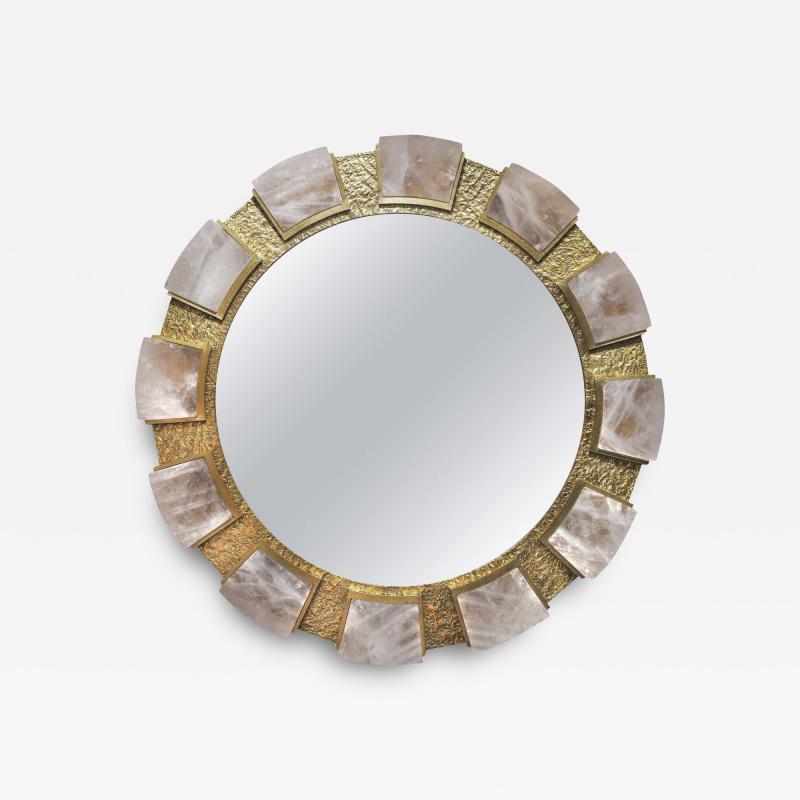  Phoenix Gallery Bespoke RING39 Rock Crystal Mirror By Phoenix