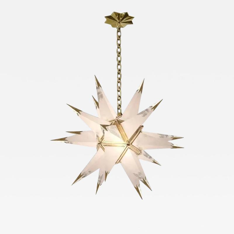  Phoenix Gallery Bespoke STAR21 Rock Crystal Chandelier by Phoenix