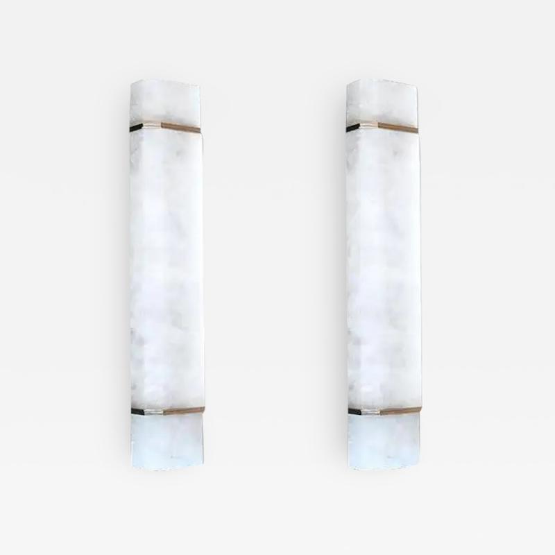  Phoenix Gallery Bespoke WHN Rock Crystal Sconces by Phoenix