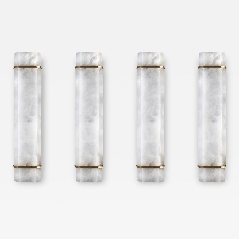  Phoenix Gallery Bespoke WHN22 Rock Crystal Sconces by Phoenix
