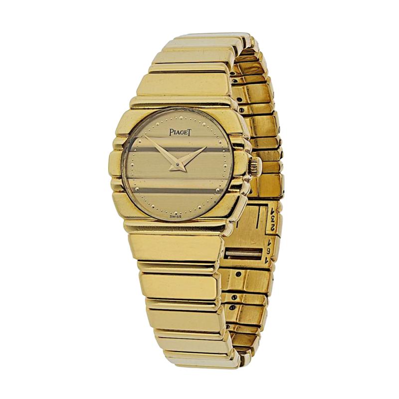  Piaget Piaget Polo 18K Yellow Gold Round Dial Ladies 861 C701 Quartz Watch