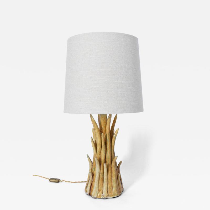  Pico 42cm mustard ceramic lamp Barracuda edition 