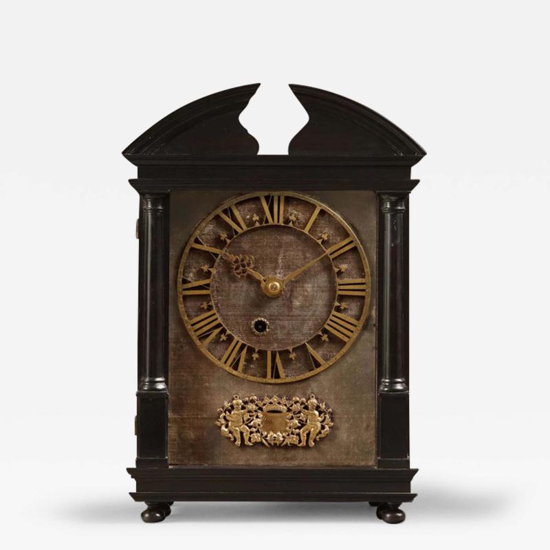  Pieter Visbagh 17th Century Hague Clock Signed by Pieter Visbagh